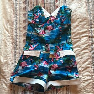 Flamingo romper
